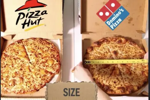 Ile cm ma duża pizza w Pizza Hut? Zaskakujące rozmiary pizzy!
