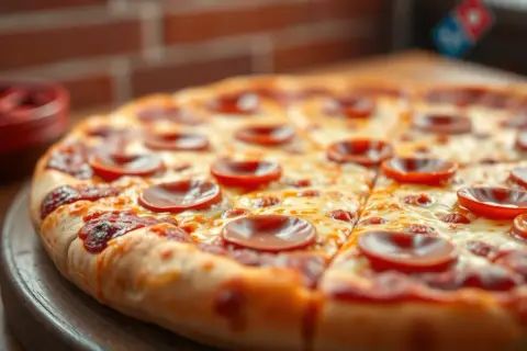 Duża pizza Domino's ile cm? Sprawdź, czy wystarczy dla Ciebie!